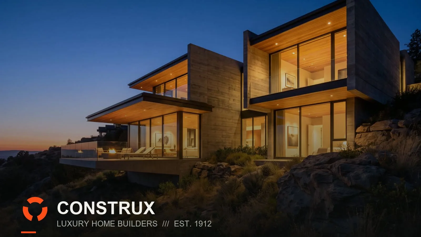 CONSTRUX — A luxury builder site with a scroll-scrubbed AI build timeline.