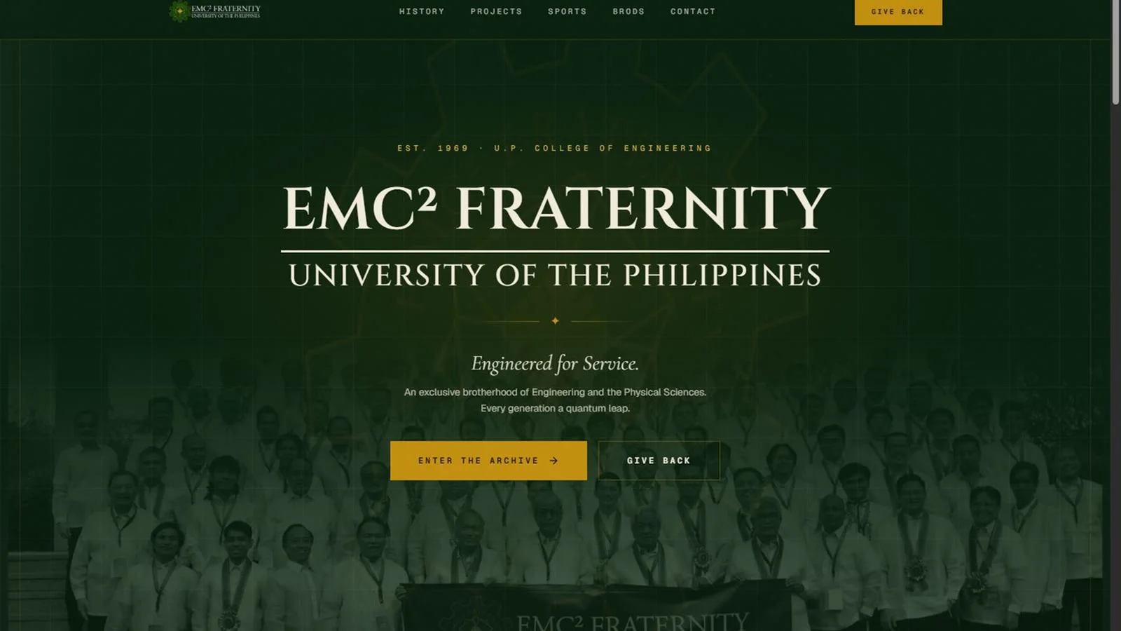 EMC² Fraternity — The official home of a 55-plus-year UP Engineering fraternity.