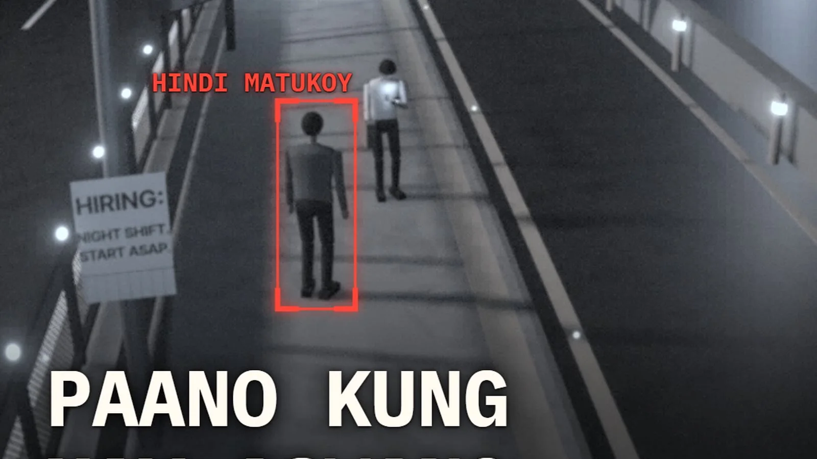 PATAY GUTOM — Security-camera horror at real Philippine places, rendered from code.