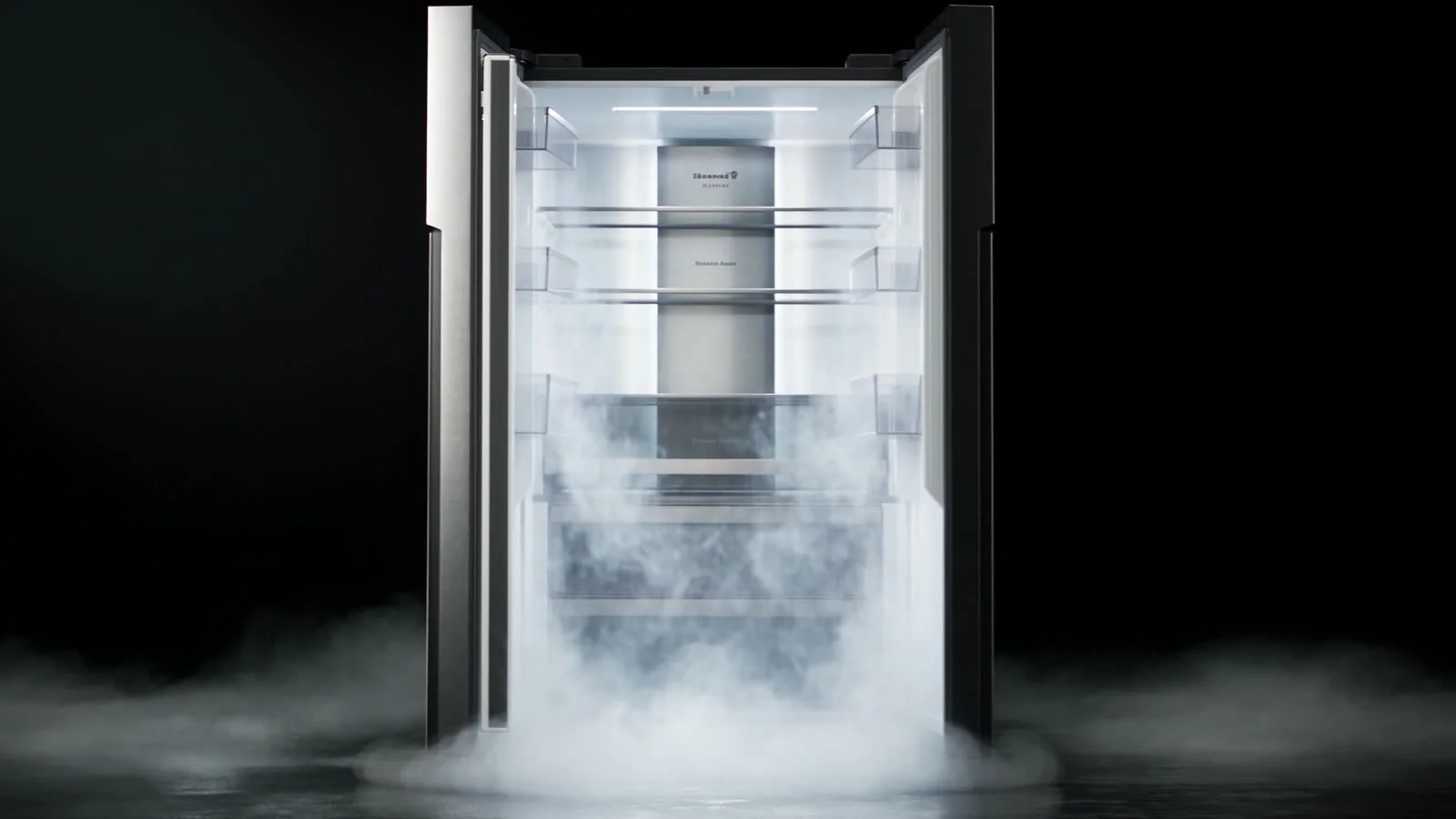 Refreezerator — A scroll-driven launch page for a refrigerator that does not exist.